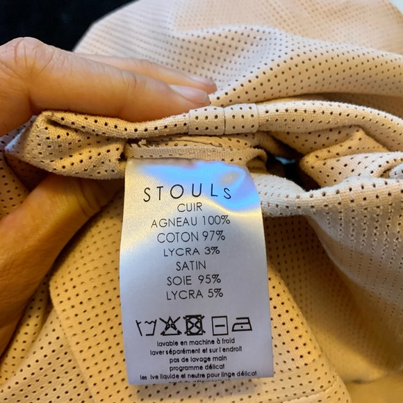 Stouls Pencil Skirt Washable Leather Size Large - Picture 4 of 10